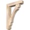 Ekena Millwork Olympic Craftsman Smooth Bracket w/ Offset Brace, Douglas Fir, 7 1/2"W x 36"D x 48"H BKT0806X36X48OLY04SDF - alternate 1